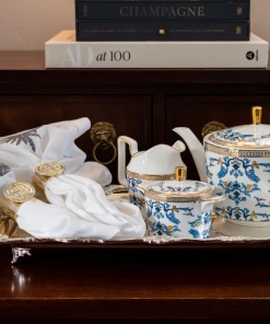 TRISH SCULLY HOME CORINNE 3PC. BONE CHINA TEA SERVICE 17 TRISH SCULLY HOME CORINNE 3PC. BONE CHINA TEA SERVICE