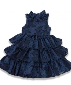 TRISH SCULLY JOELLE DRESS NAVY