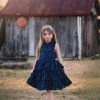 TRISH SCULLY JOELLE DRESS NAVY
