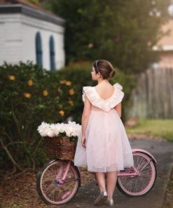 TRISH SCULLY GIRLS CAROLINA DRESS PINK 8 TRISH SCULLY GIRLS CAROLINA DRESS PINK