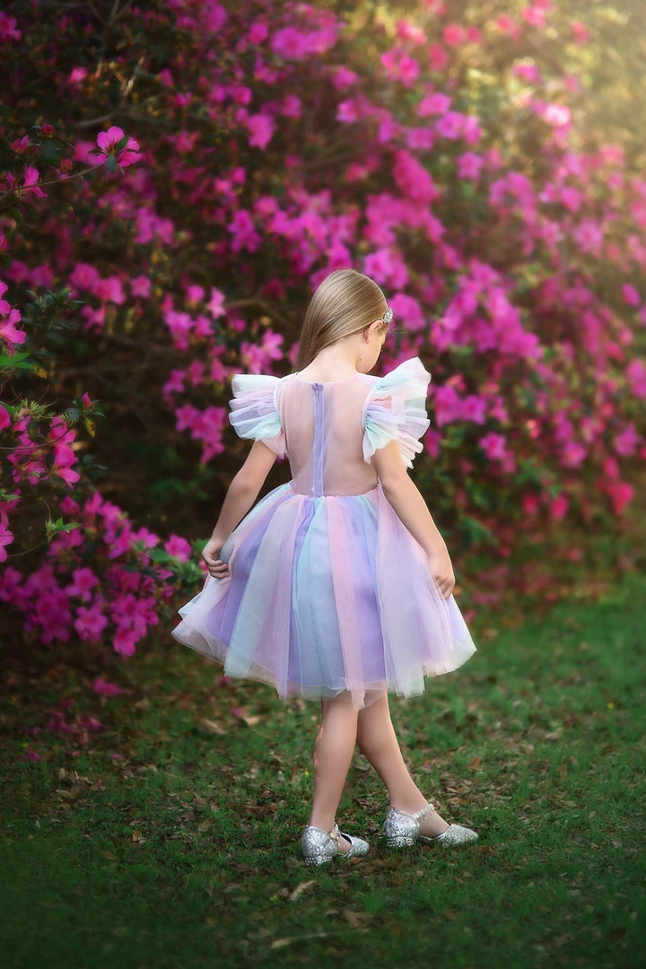 TRISH SCULLY MILLY DRESS WATERCOLORS GIRLS 6 TRISH SCULLY MILLY DRESS WATERCOLORS GIRLS