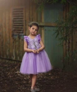 TRISH SCULLY BIANCA DRESS LAVENDER