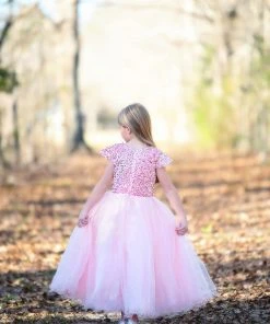 TRISH SCULLY DELILAH DRESS PINK