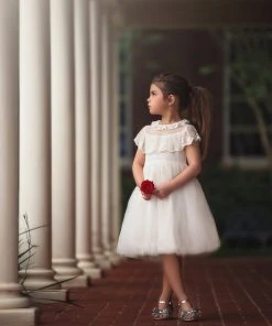 TRISH SCULLY GIOVANNA DRESS WHITE