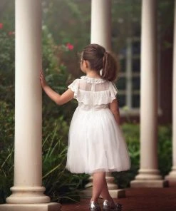 TRISH SCULLY GIOVANNA DRESS WHITE