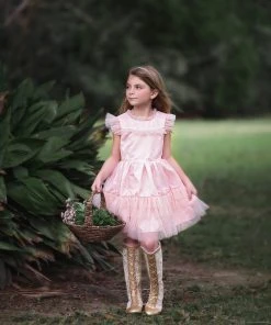 TRISH SCULLY ELODIE DRESS PINK GIRLS