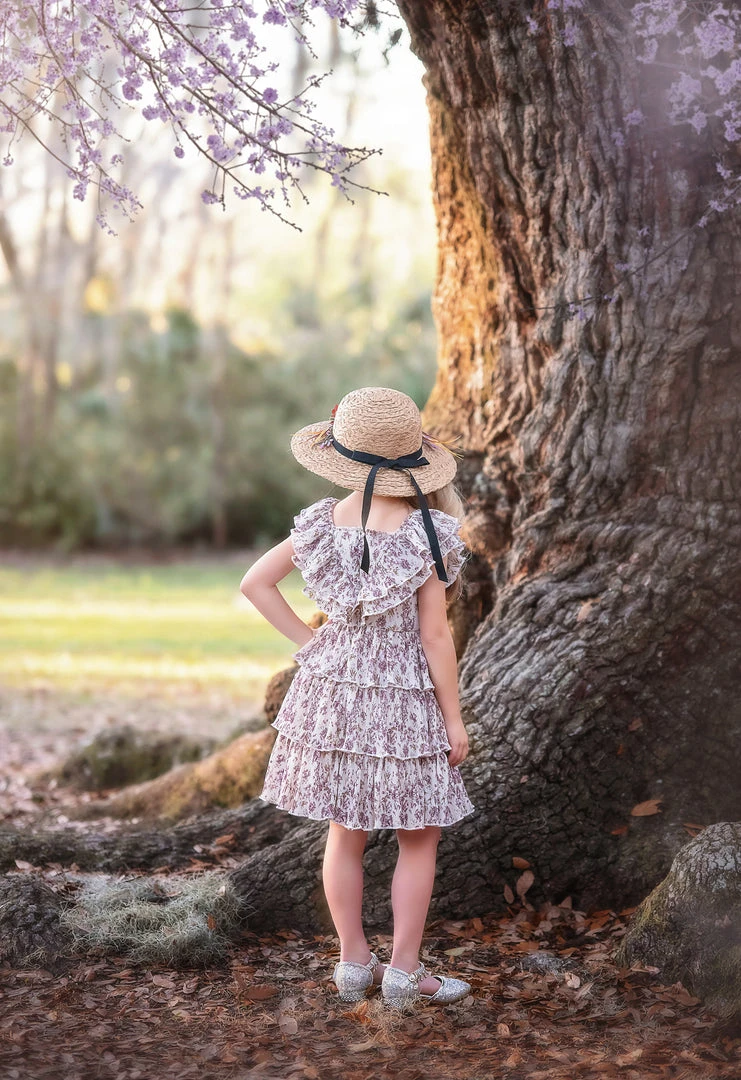 TRISH SCULLY HOME MAIZY DRESS LAVENDER FLORAL 5 TRISH SCULLY HOME MAIZY DRESS LAVENDER FLORAL