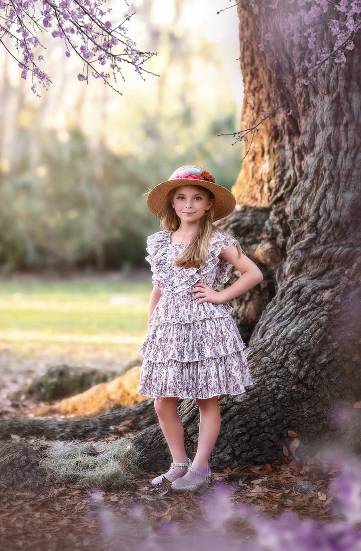 TRISH SCULLY HOME MAIZY DRESS LAVENDER FLORAL 3 TRISH SCULLY HOME MAIZY DRESS LAVENDER FLORAL